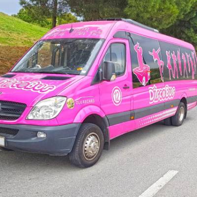 MiniDiscoBus Rosa en Barcelona | Todo Limusinas Barcelona | Alquiler Limusinas MiniDiscoBus Rosa en Barcelona | Todo Limusinas Barcelona | Alquiler Limusinas