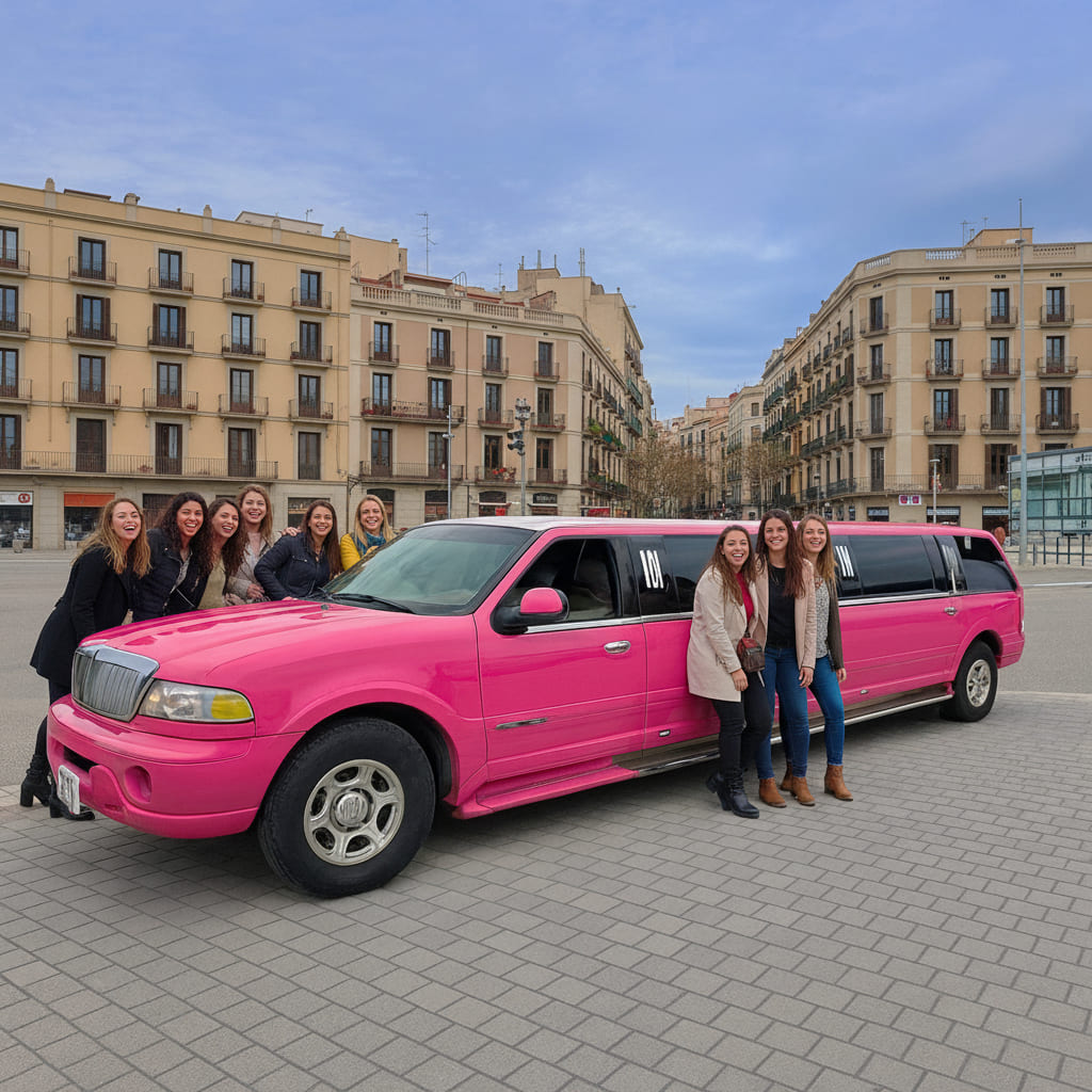 Hummer Navigator Rosa en Barcelona | Todo Limusinas Barcelona | Alquiler Limusinas